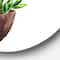 Designart - Zamioculcas Tropical Plant With Green Leaves - Traditional Metal Circle Wall Art